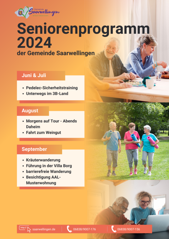 Titelseite Seniorenprogramm 2024